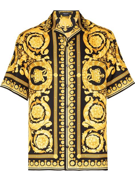 versace barocco print bag|versace barocco silk shirt.